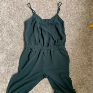 Madewell emerald jumpsuit